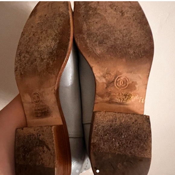 Chanel Grey low rise boots. Super comfy and cute - Picture 5 of 5